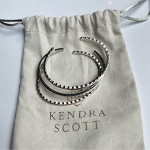Kendra Scott Quinn bracelet set in silver